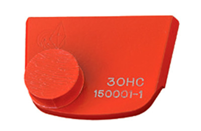 Quick Change 1-Button Trapezoid Pads For Hard Concrete