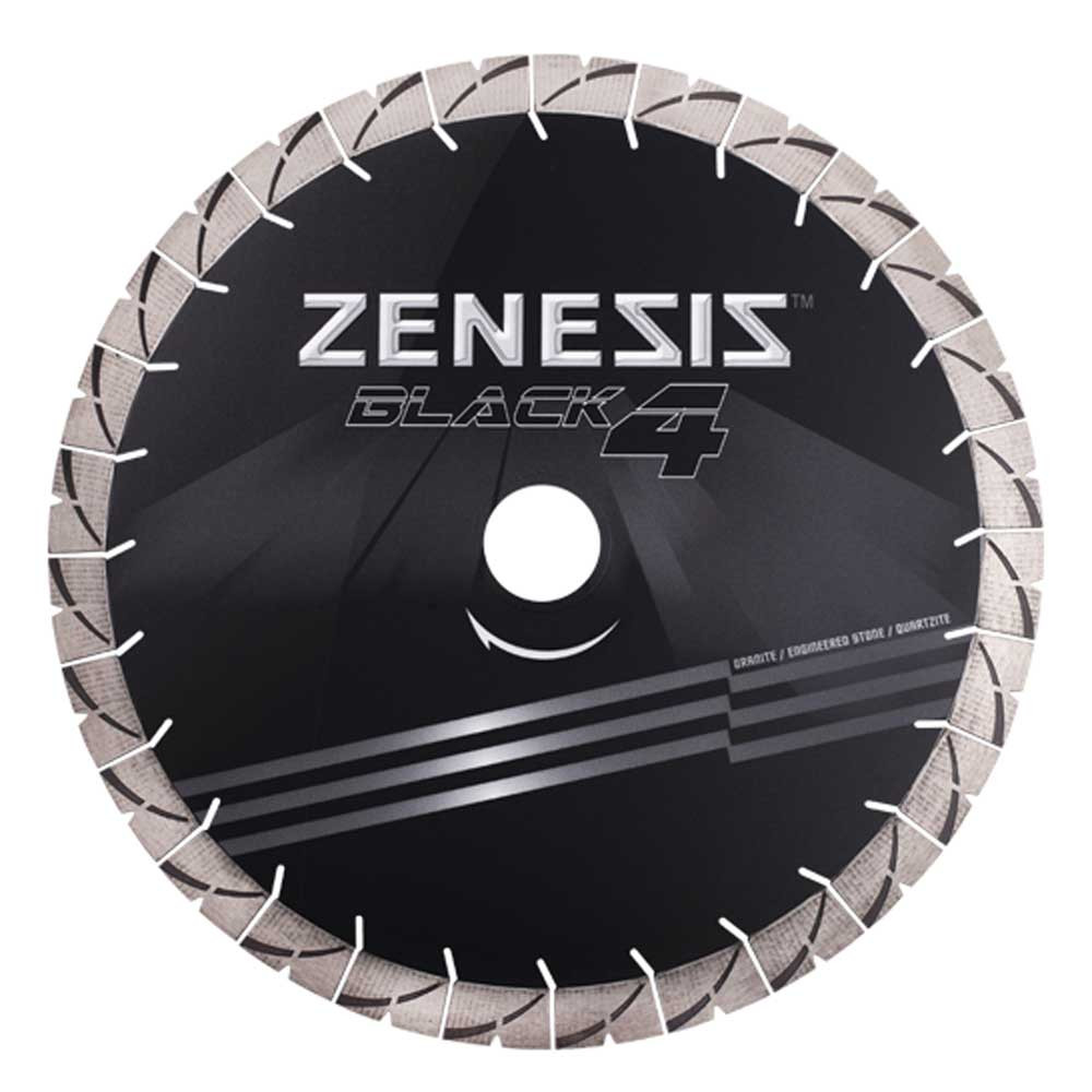 石④ Zenesis Black 4 Granite Quartzite Saw Blades