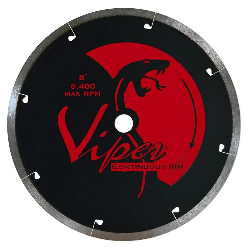 Viper B-Slot Wet Diamond Porcelain Blade, 8 in
