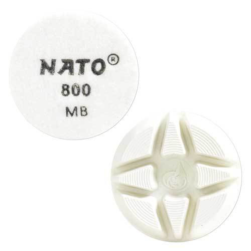Nato Shape Wet Polish Disc, 3 in, 800 Grit