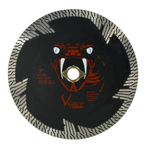 Viper Side Cut Granite And Engineered Stone Blade, 7 in