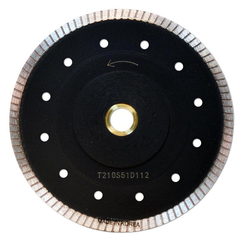 Talon Thin Turbo Diamond Granite Blade With Flange, 6 in
