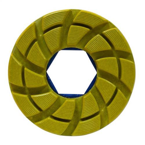 GlossFire-F (Toro F) Flat Edge Resin Polishing Wheel, 5 in, 500 Grit