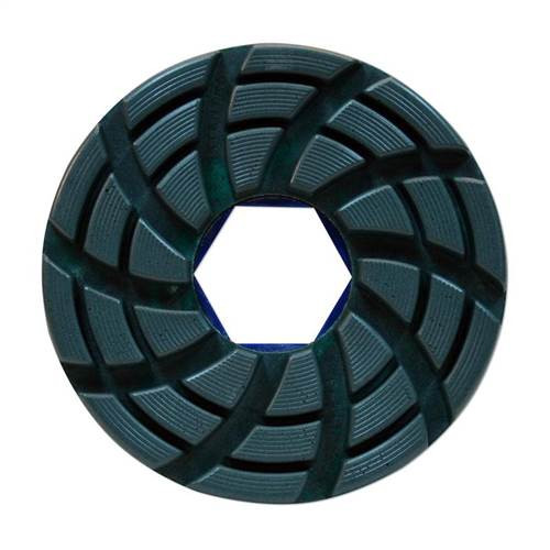 GlossFire-F (Toro F) Flat Edge Resin Polishing Wheel, 6 in, 50 Grit