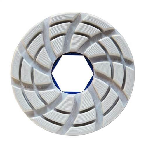 GlossFire-F (Toro F) Flat Edge Resin Polishing Wheel, 6 in, 1000 Grit