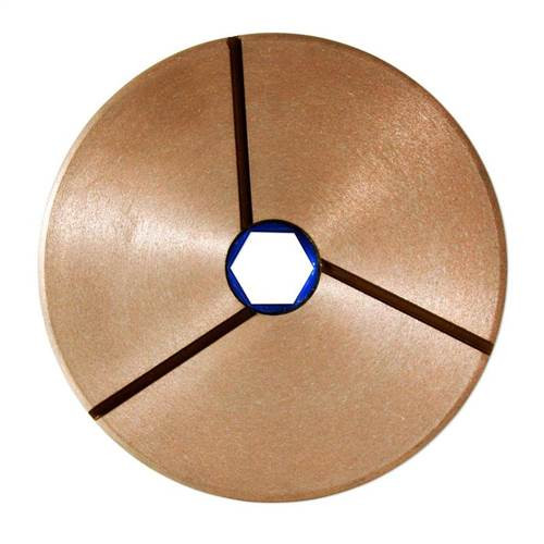 GlossFire-B (Toro B) Multi Edge Copper Polishing Wheel, 5 in, 400 Grit
