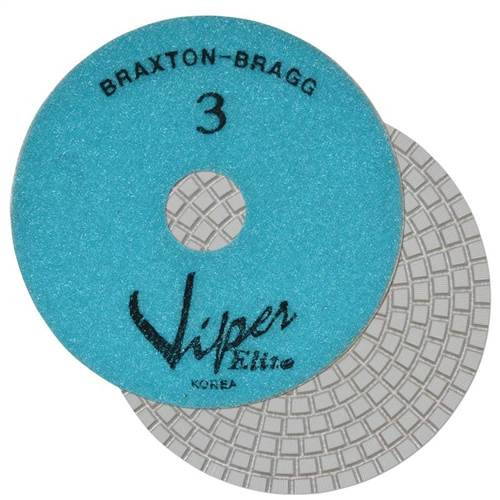 Viper Elite 6-Step Diamond Granite Wet Polishing Pad, 3 in, Step 3