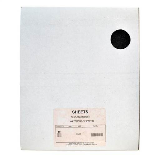 Scorpion SC Dry Paper-Backed Sandpaper Sheets, 9 in x 11 in, 80 Grit