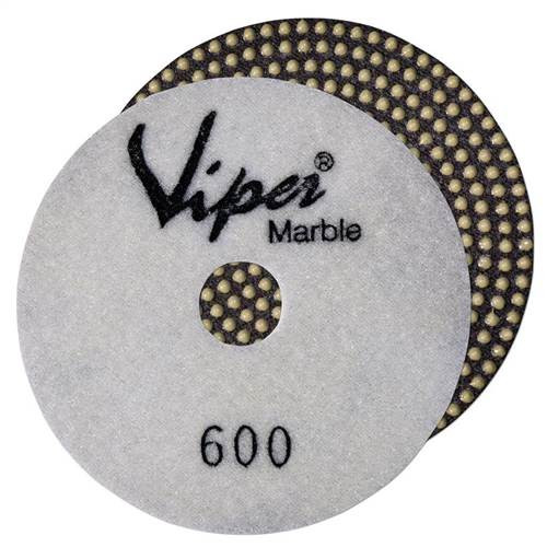 Viper 7-Step Flex Resin Marble Polishing Pad, 5 in, 600 Grit