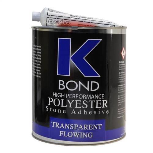K-Bond Polyester Flowing Transparent Adhesive, 1 gal