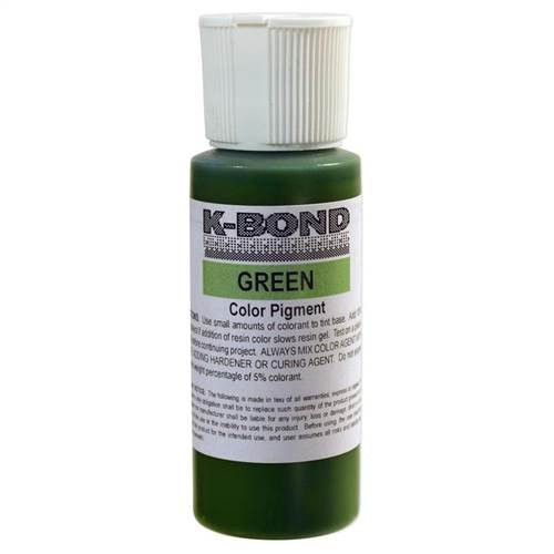 K-Bond Polyester Adhesives Color Paste, Green 2 oz Squeeze Bottle