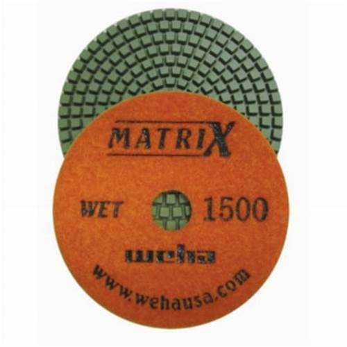 Weha Matrix 7-Step Wet Polishing Pads, 4 in, 1500 Grit