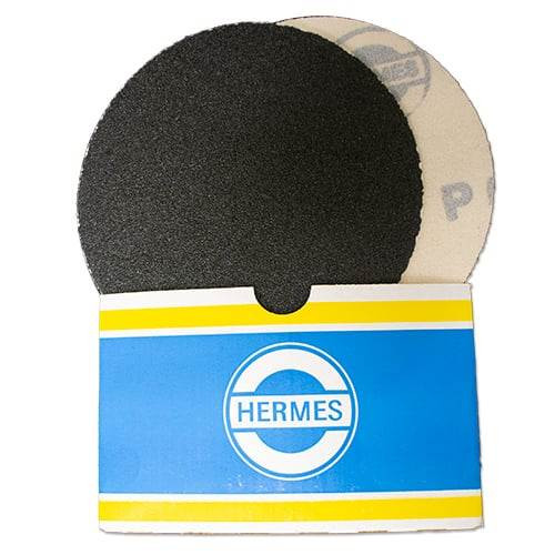 Hermes 5 in BS118 Hook and Loop Silicon Carbide Sandpaper Discs, 120 Grit (100 Box)