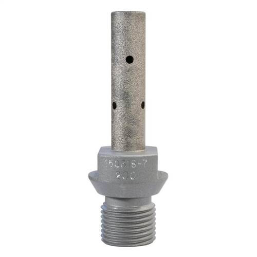 Scorpion Brazed Sink Wheel, 1/2 in x 2 in x 1/2 Gas Thread, 200 Grit