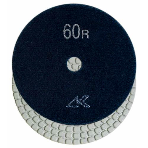 Alpha Ceramica Dry Polish Pad, 4 in, 60 Grit