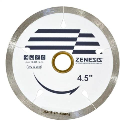 Zenesis Continuous Rim Porcelain Dry Blade, 4-1/2 in