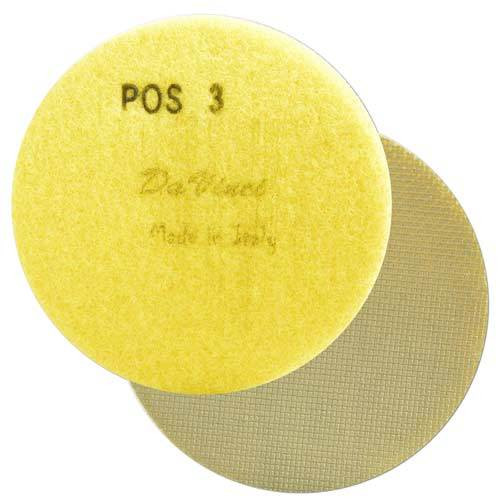 Da Vinci Dry Quartz Polishing Pad, 4 in, Step 3
