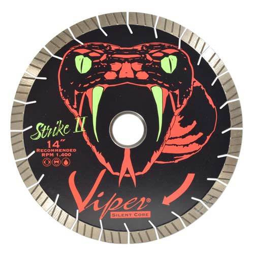 Viper Strike 2 Granite Quartz Bridge Saw Blade, 14 in