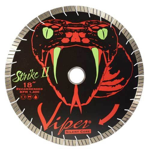 Viper Strike 2 Granite Quartz Bridge Saw Blade, 18 in