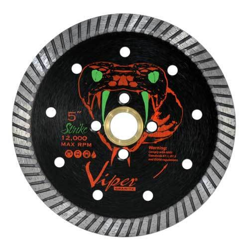 Viper Strike Turbo Diamond Dry Granite Blade, 5 in