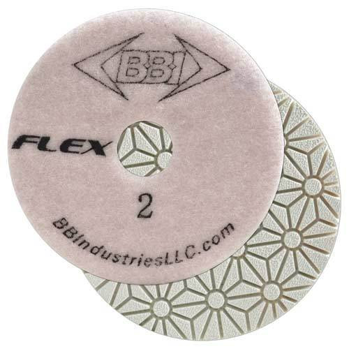 BBI Flex 3-Step Wet Polishing Pad, 4 in, Step 2
