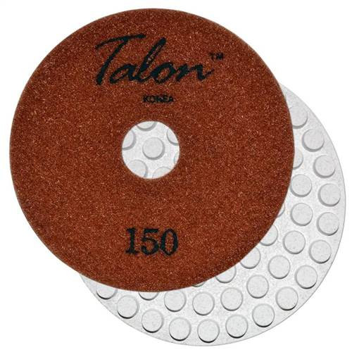 Talon Vitrabond Diamond Ceramic Bond Dry Polishing Pad, 4 in, 150 Grit