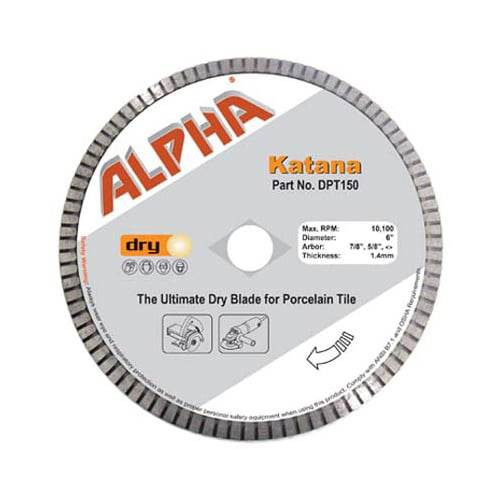 Alpha Katana Dry Blade, 4-1/2"