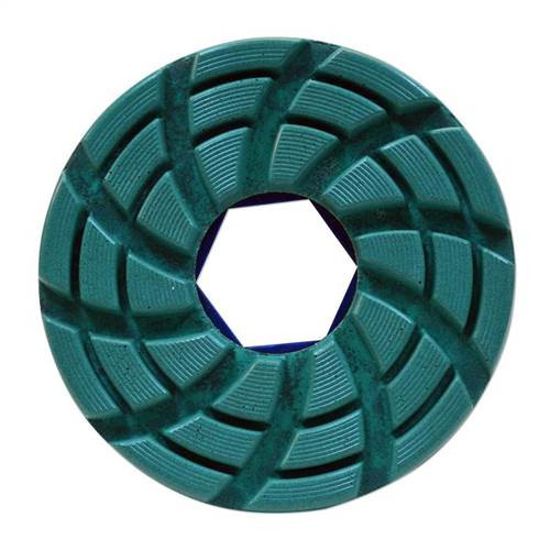 GlossFire-F (Toro F) Flat Edge Resin Polishing Wheel, 6", 30 Grit