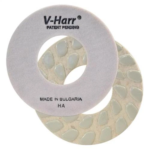 V-Harr Felt Backed Diamond Polishing Pad, 7", 800 Grit