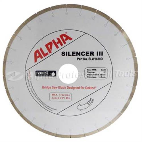 Alpha Silencer III Dekton Blade, 14"