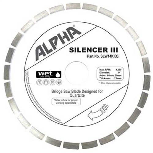 Alpha Silencer III Quartzite Blade, 18"