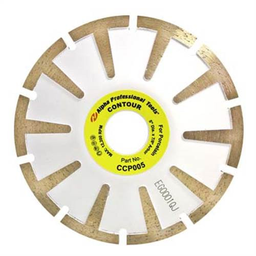 Alpha Contour Porcelain Blade, 5"