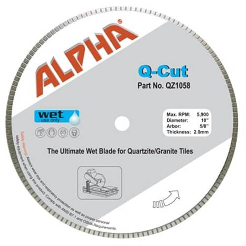 Alpha Q-Cut Blade, 10"