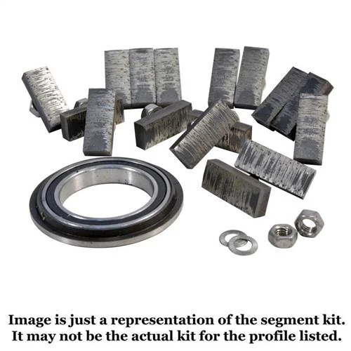 Oma Replacement Segment Kit, 2 cm "F" Ogee, Set Of 8, Pos. 0