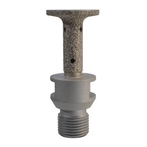 Scorpion Brazed Profile Wheel, A-30 (3cm), R5 (5mm Radius) x 1/2 Gas, 1/2" D, 50 Grit
