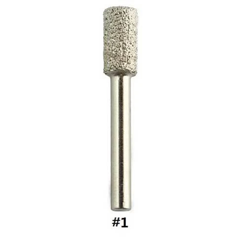 Apexx Brazed Carving Bit - #1, 1/4 In Shank, 4500 Max RPM