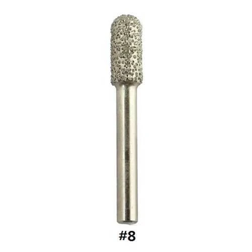 Apexx Brazed Carving Bit - #8, 1/4 In Shank, 4500 Max RPM