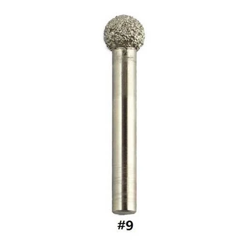 Apexx Brazed Carving Bit - #9, 1/4 In Shank, 4500 Max RPM