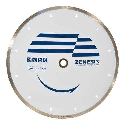 Zenesis Continuous Rim Porcelain Dry Blade, 8 In, 1" - 5/8" Arbor