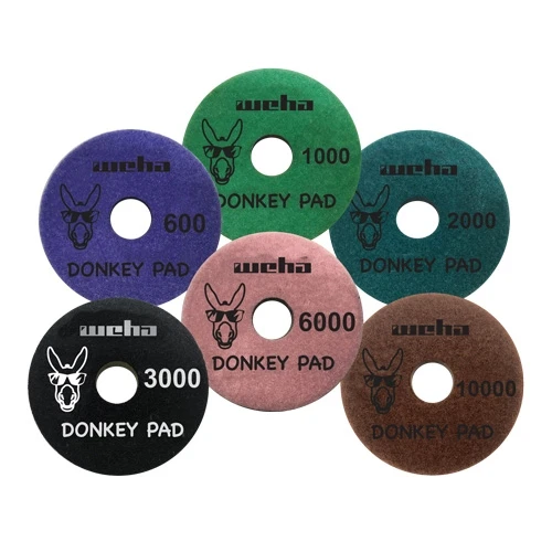Weha Donkey Inline Polishing Pads, 6 in