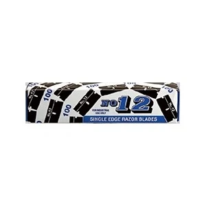 #12 Single Edge Razor Blades (100 Per Box)