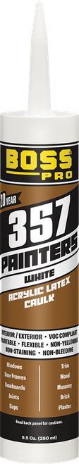 Boss 357, Latex Caulk White