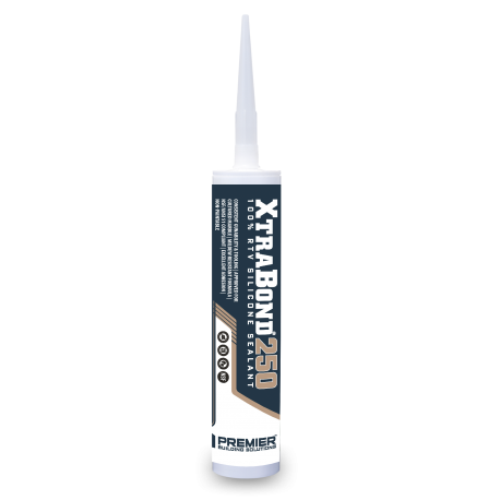 Premier XtraBond 250 Anti-Microbial Acetoxy Silicone Sealant, Clear