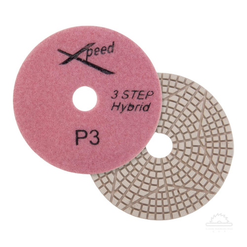 Xpeed GK 3-Step Wet Diamond Polishing Pad, 4 In, Step 3