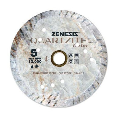 Zenesis Black 4 Granite Quartzite Saw Blades