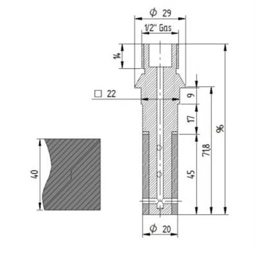 Diamut Z45 - Pos 5S, OD 20x1/2 Gas, OPL Continuous Diamond Profile Wheel