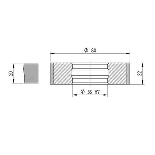 Diamut Z23 CNC Profile Wheel
