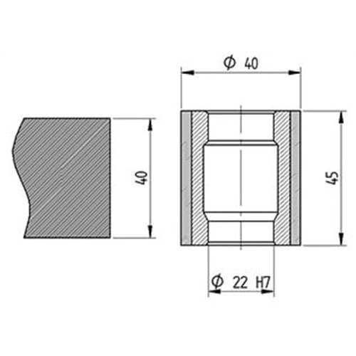 Diamut Z45 CNC Profile Wheel - 40