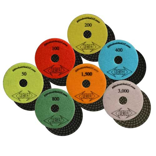 BBI 7-Step Wet Polishing Pads