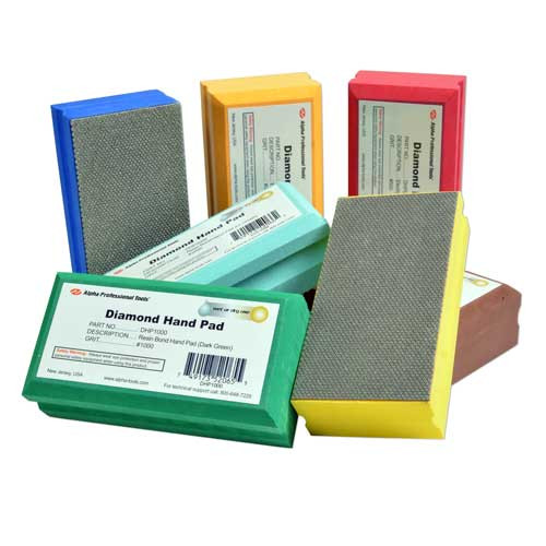 Alpha Electroplated Dry Hand Polishing Pads